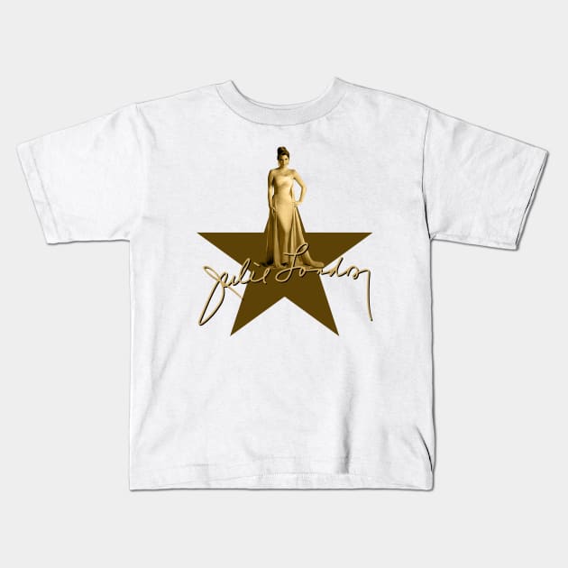 Julie London - Signature Kids T-Shirt by PLAYDIGITAL2020